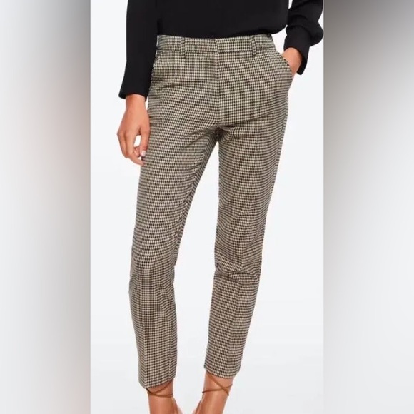 Mango Houndstooth Pants - Picture 1 of 5